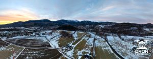 Karkonosze panorama z dron