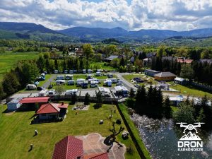 camper park ambi sciegny z drona